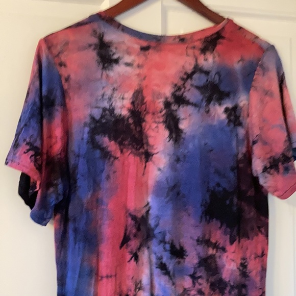Cotton rayon jersey tie dye boho dress O/S - Picture 8 of 8